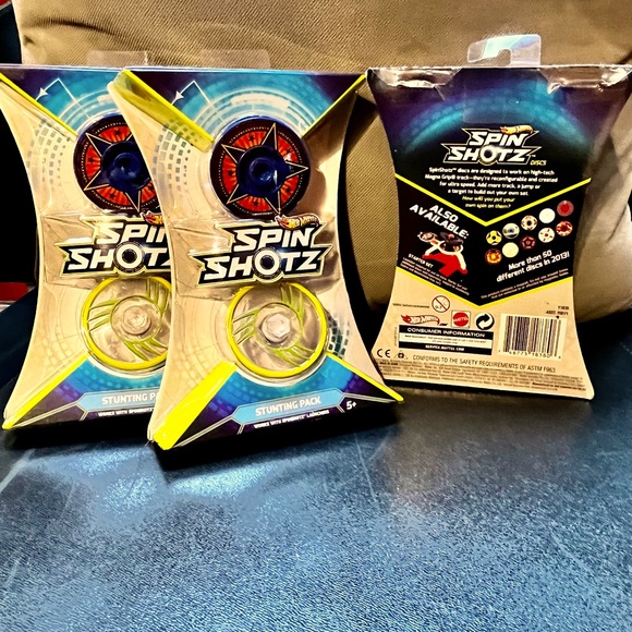 Hot Wheels Spin Shotz Endurance Packs Track Discs multiple color options - Picture 2 of 5